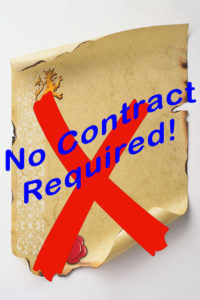 No Contract Required